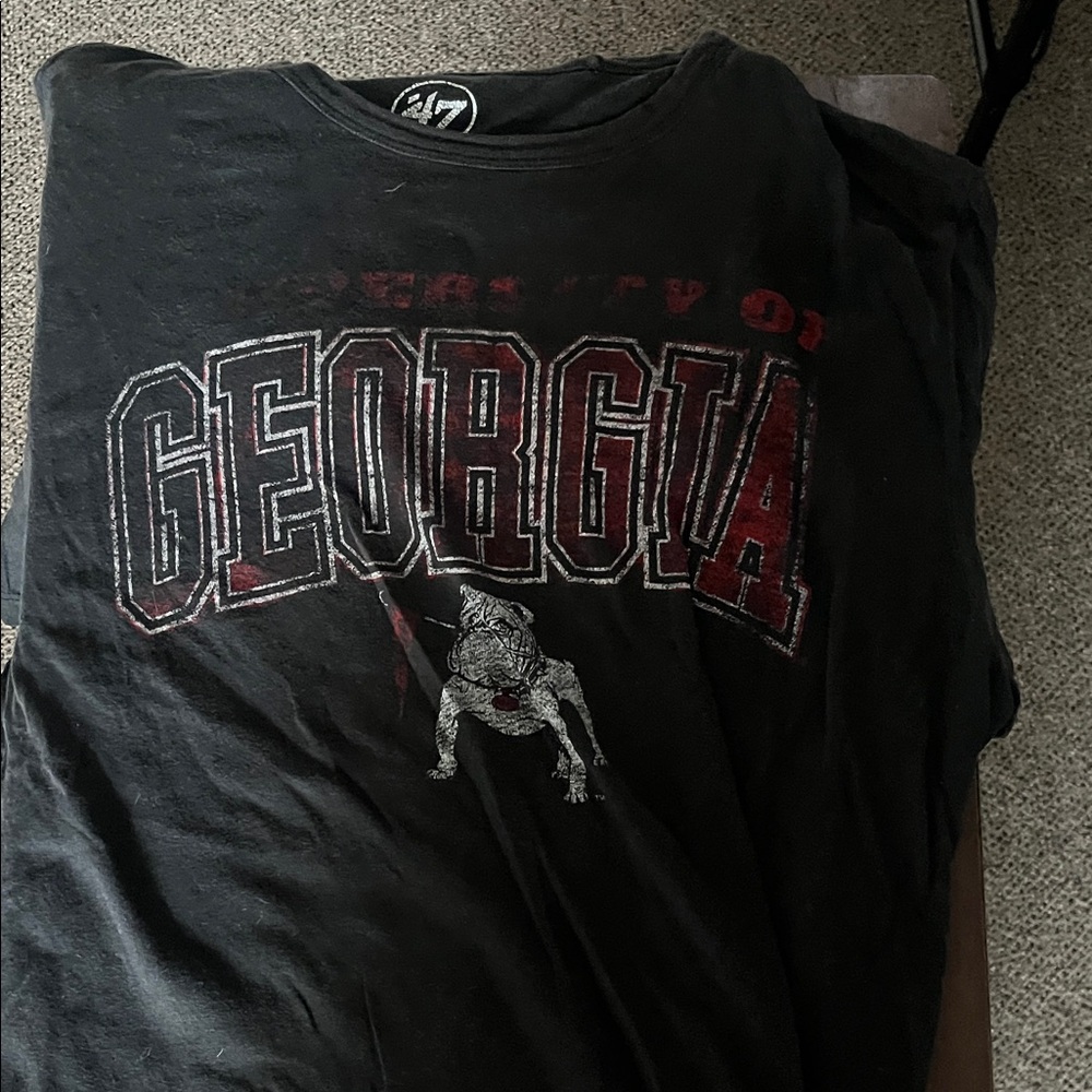 47 Black Georgia Bulldogs Tee